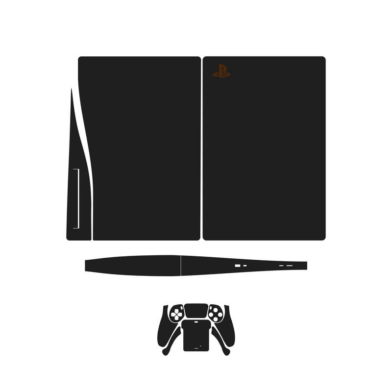 برچسب کنسول و دسته بازی ps5 ماهوت مدل matte black